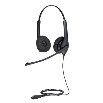 Jabra BIZ 1500 Duo QD EMEA, Ενσύρματο, Γραφείο/Callcenter, 20 - 4500 Hz, 74 g, Ακουστικά, Μαύρο