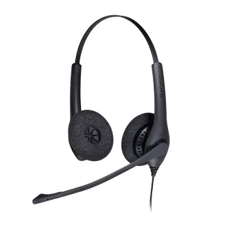 Jabra BIZ 1500 Duo QD EMEA, Ενσύρματο, Γραφείο/Callcenter, 20 - 4500 Hz, 74 g, Ακουστικά, Μαύρο