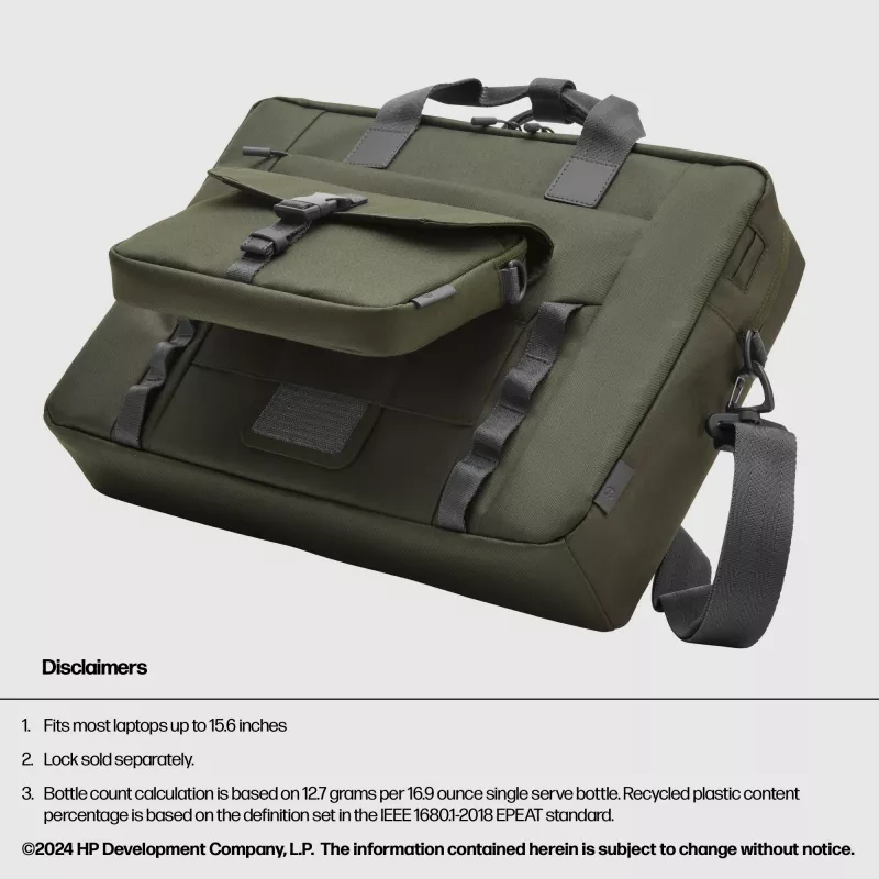 Θήκη messenger HP 15,6 ιντσών Modular Laptop Bag 39,6 cm 1,14 kg μονόχρωμη