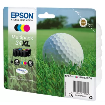 Epson Golfball συσκευασία 4 χρωμάτων 34XL DURABrite Ultra μελάνη