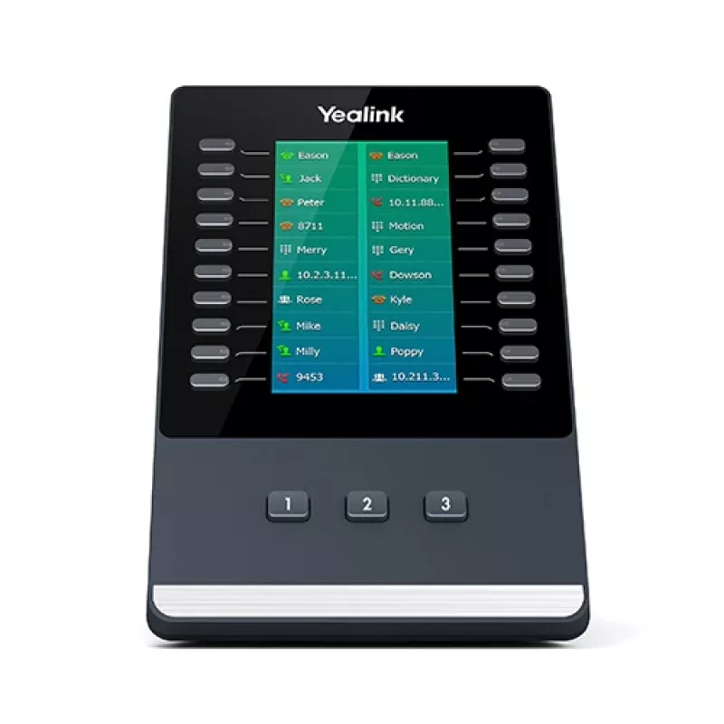 Yealink EXP50 μονάδα επέκτασης IP μαύρο, γκρι 23 πλήκτρα