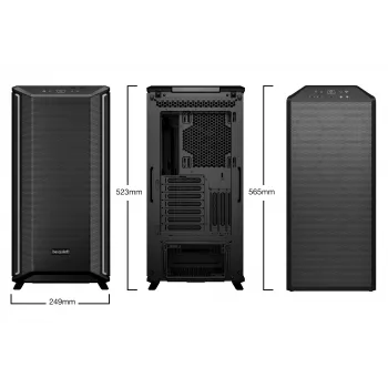 be quiet Dark Base 701 μαύρο Midi Tower