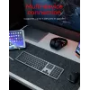 KeySonic KSK-8023BTRF (DE) Πληκτρολόγιο Universal Bluetooth QWERTZ Γερμανικό Ανθρακί, Μαύρο