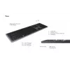 KeySonic KSK-8023BTRF (DE) Πληκτρολόγιο Universal Bluetooth QWERTZ Γερμανικό Ανθρακί, Μαύρο