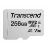TRANSCEND Κάρτα Micro SDXC 300S 256 GB UHS-I U3 με αντάπτορα