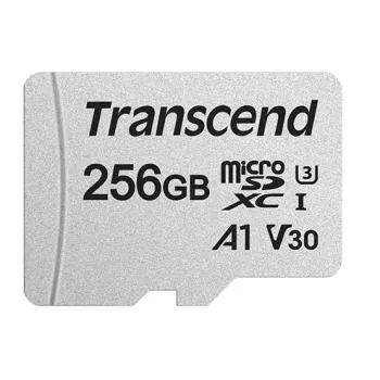 TRANSCEND Κάρτα Micro SDXC 300S 256 GB UHS-I U3 με αντάπτορα