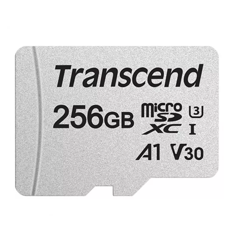 TRANSCEND Κάρτα Micro SDXC 300S 256 GB UHS-I U3 με αντάπτορα