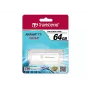 TRANSCEND Jetflash 730 - 64 GB USB stick - USB 3.0 - Λευκό