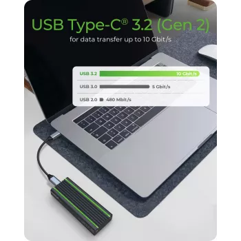 ICY BOX IB-1824ML-C31 Θήκη SSD Μαύρο M.2