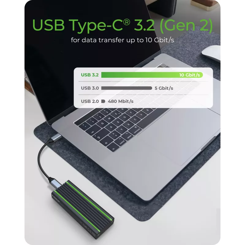 ICY BOX IB-1824ML-C31 Θήκη SSD Μαύρο M.2