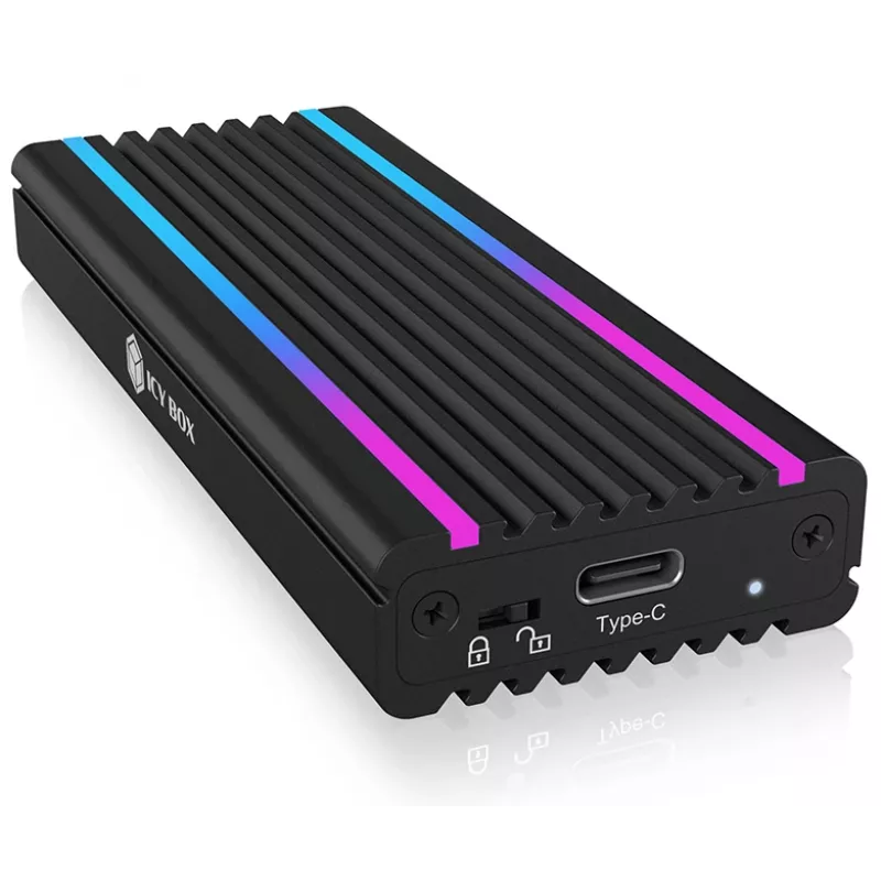 ICY BOX IB-1824ML-C31 Θήκη SSD Μαύρο M.2