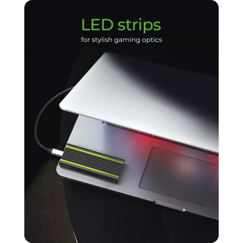 ICY BOX IB-1824ML-C31 Θήκη SSD Μαύρο M.2