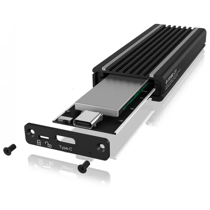ICY BOX IB-1824ML-C31 Θήκη SSD Μαύρο M.2