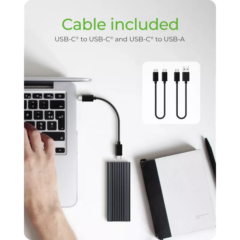 ICY BOX IB-1824ML-C31 Θήκη SSD Μαύρο M.2