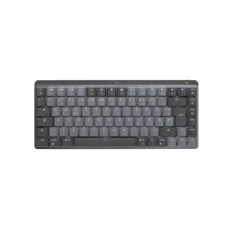LOGITECH MX Mechanical Mini Minimalist Wireless Illuminated Keyboard - Graphite Linear Qwertz Γερμανικό