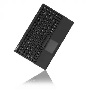 KeySonic ACK-540U+ (DE) Πληκτρολόγιο Γραφείου USB QWERTZ Γερμανικό Μαύρο
