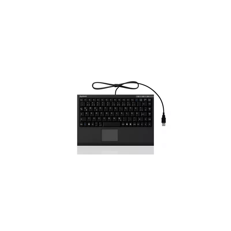 KeySonic ACK-540U+ (DE) Πληκτρολόγιο Γραφείου USB QWERTZ Γερμανικό Μαύρο