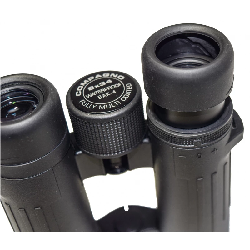 Braun Compagno 8 x 34 WP Κυάλια BAK-4 Dachkant Μαύρο