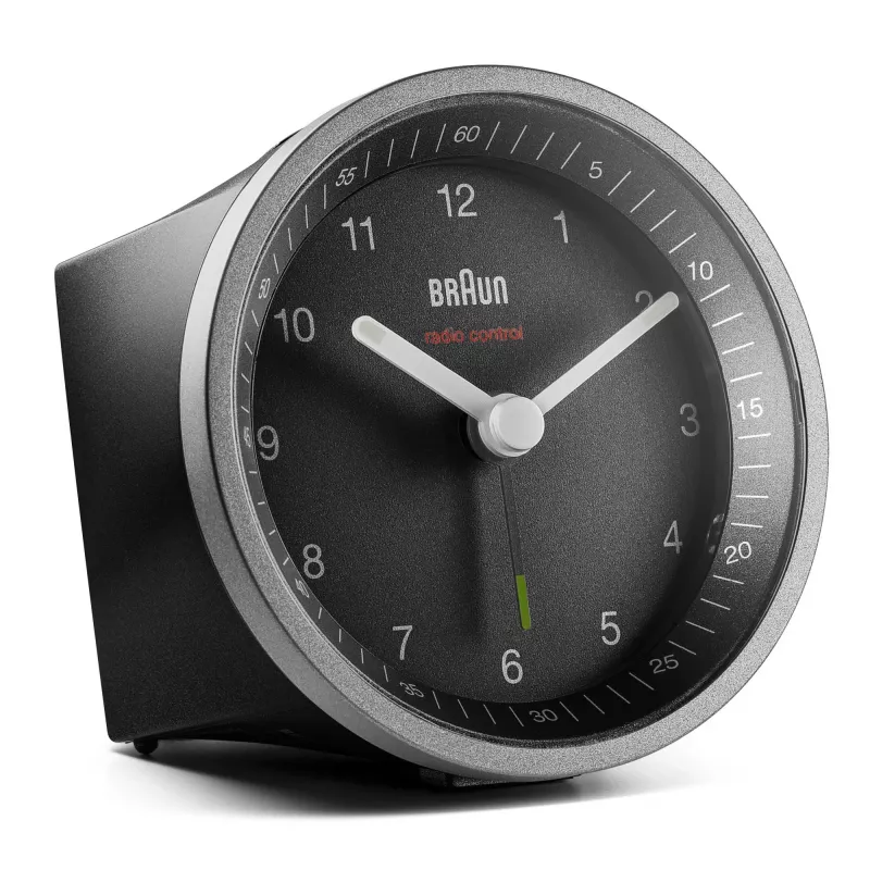 Braun BC07 ρολόι ξυπνητήρι quartz μαύρο
