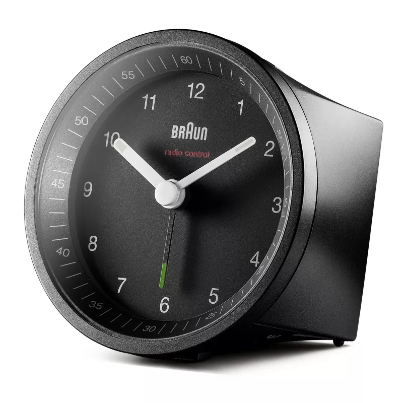 Braun BC07 ρολόι ξυπνητήρι quartz μαύρο