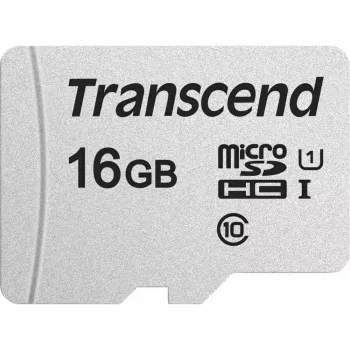 TRANSCEND κάρτα Micro SDHC 300S 16 GB UHS-I U1 με αντάπτορα