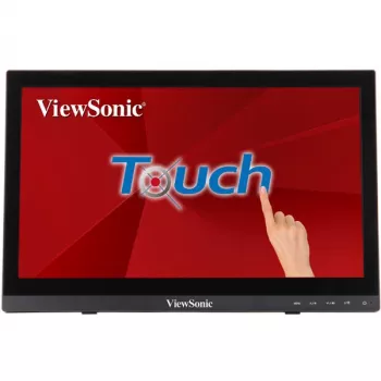 Viewsonic TD1630-3 οθόνη υπολογιστή 39,6 cm (15,6 ίντσες) 1366 x 768 pixel HD LCD οθόνη αφής πολλαπλών χρηστών μαύρη