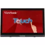 Viewsonic TD1630-3 οθόνη υπολογιστή 39,6 cm (15,6 ίντσες) 1366 x 768 pixel HD LCD οθόνη αφής πολλαπλών χρηστών μαύρη