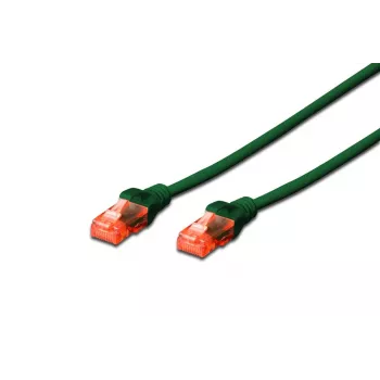 DIGITUS καλώδιο patch - CAT6 - U/UTP - Snagless - Cu - 0,25 m - πράσινο