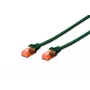 DIGITUS καλώδιο patch - CAT6 - U/UTP - Snagless - Cu - 0,25 m - πράσινο