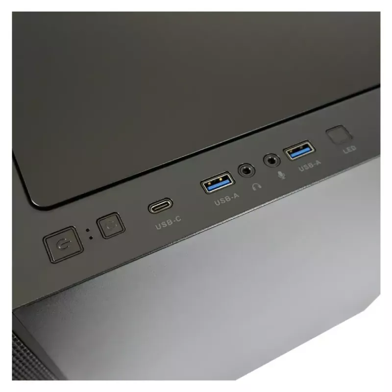 Κουτί PC LC-Power LC-8000B-ON Midi Tower μαύρο