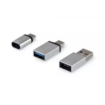 Equip Προσαρμογέας USB-C OTG, συσκευασία 3 τεμ., USB C, USB C, USB A, USB A, Micro-USB, USB C, Ασημί