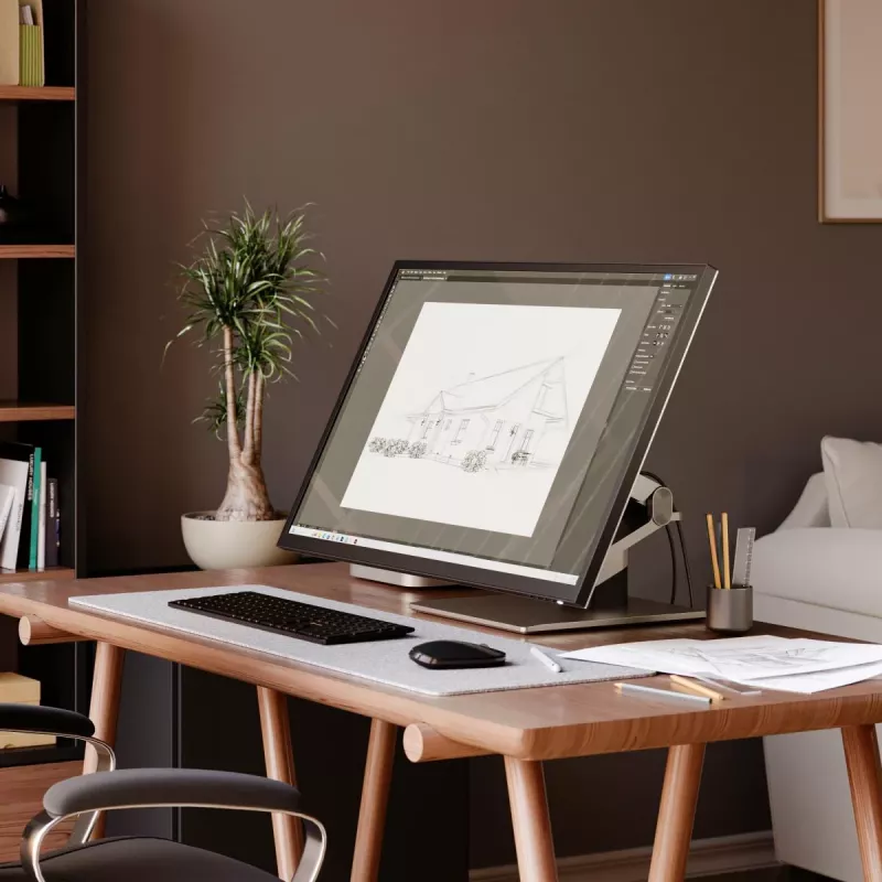Οθόνη αφής ALOGIC Clarity Max Touch 32C4KPDWT, 32 ιντσών, 3840x2160 4K UHD, 65 W Power Delivery, webcam 8 MP, USB hub, μαύρο/ασημί