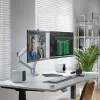 Οθόνη αφής ALOGIC Clarity Max Touch 32C4KPDWT, 32 ιντσών, 3840x2160 4K UHD, 65 W Power Delivery, webcam 8 MP, USB hub, μαύρο/ασημί
