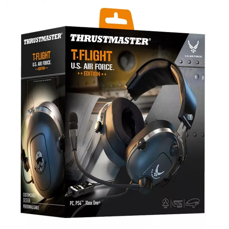 Thrustmaster T.Flight U.S. Air Force Edition ενσύρματο gaming headset, Μαύρο