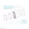 Neomounts WL15-650WH1 Βάση τοίχου tablet 9,7–11 inch – με κλείδωμα