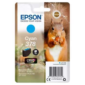 Epson Squirrel μεμονωμένη συσκευασία Cyan 378 Claria Photo HD μελάνι