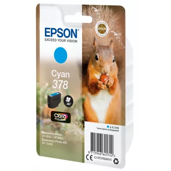 Epson Squirrel μεμονωμένη συσκευασία Cyan 378 Claria Photo HD μελάνι