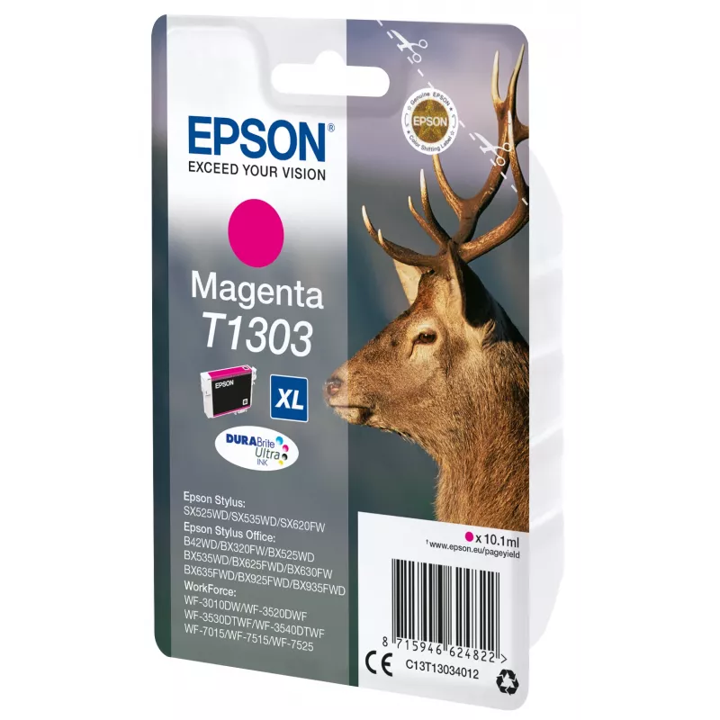 Epson Stag μεμονωμένη συσκευασία Magenta T1303 DURABrite Ultra μελάνι