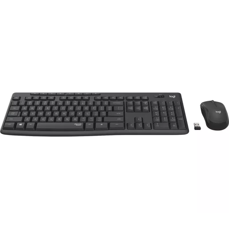 LOGITECH Mk295 Silent Wireless Combo Graphite Azerty γαλλικό