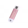 TRANSCEND Esd310p – 1 TB φορητός SSD – USB Type-A / USB Type-C – ροζ