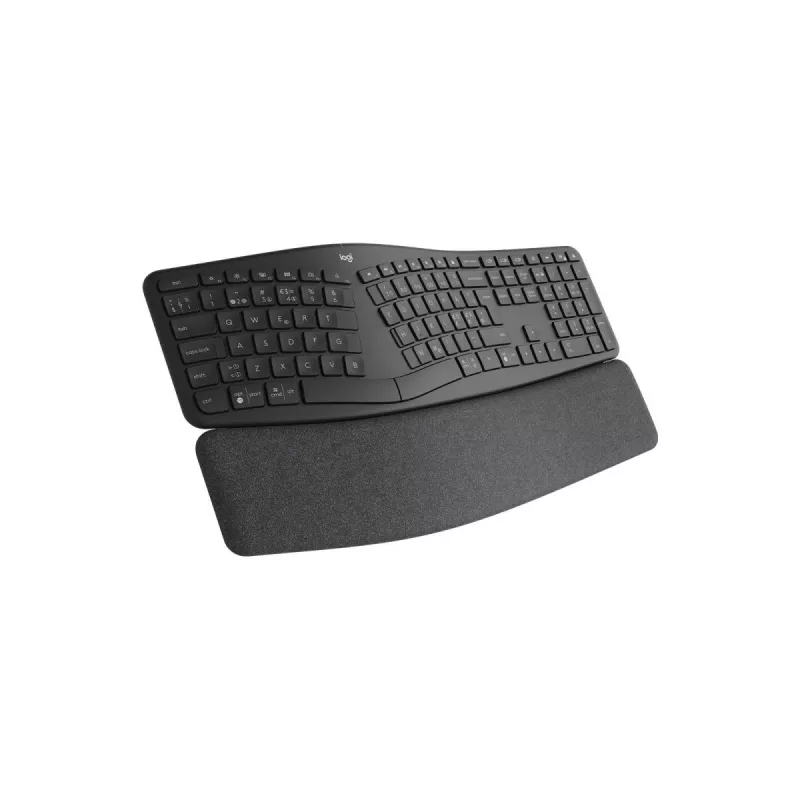 LOGITECH Ergo K860 – ασύρματο διαιρεμένο πληκτρολόγιο, Graphite, AZERTY, γαλλικό