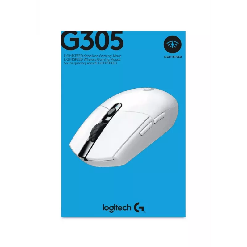 LOGITECH G305 Lightspeed Ασύρματο gaming ποντίκι λευκό