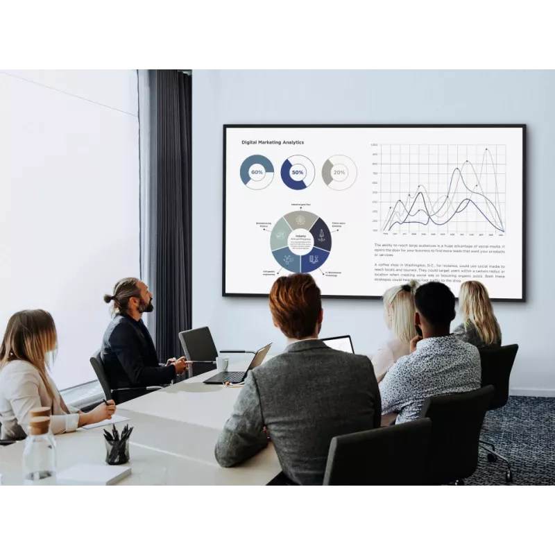 Viewsonic CDE4330 Οθόνη signage 109,2 cm (43 inch) Wi-Fi 450 cd/m² 4K Ultra HD μαύρη ενσωματωμένος επεξεργαστής Android 11