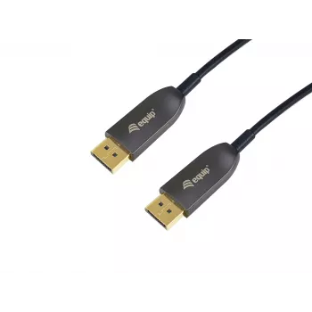 Equip 119441 ενεργό οπτικό καλώδιο DisplayPort 1.4 (AOC), αρσενικό/αρσενικό, 15 m, 8K/60Hz, HDCP, μαύρο