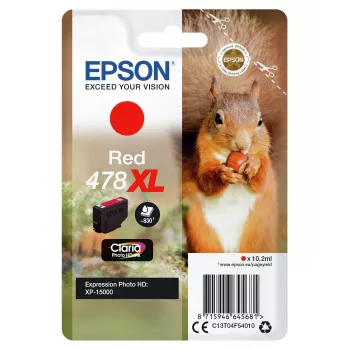 Epson Squirrel Ατομική συσκευασία Κόκκινο 478XL Claria Photo HD Μελάνι