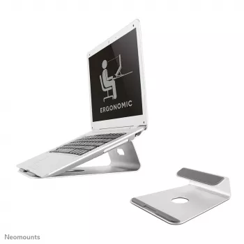 Neomounts NSLS025 Βάση Laptop 10-17 ίντσες - universal, Βάση Laptop, Ασημί, Αλουμίνιο, 25,4 cm (10 ίντσες), 43,2 cm (17 ίντσες), 5 kg