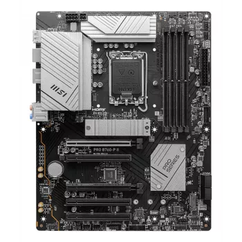 Μητρική MSI PRO B760‑P II ATX – Intel B760, LGA 1700, DDR5, 4x DIMM, 256 GB, 2.5Gb LAN, HDMI 2.1, 2x M.2