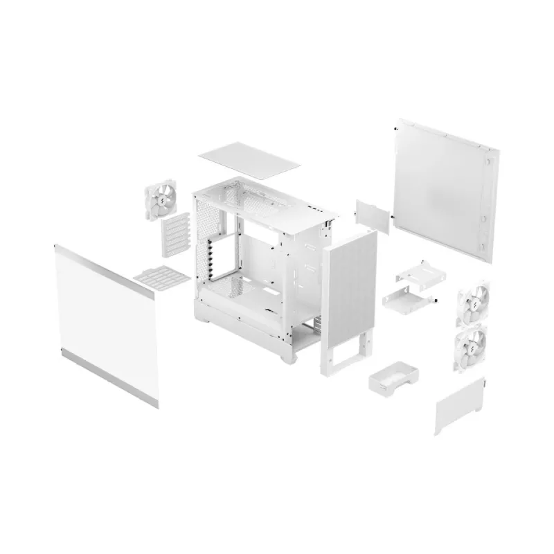 FRACTAL DESIGN Pop Air RGB Λευκό Tg Clear Tint