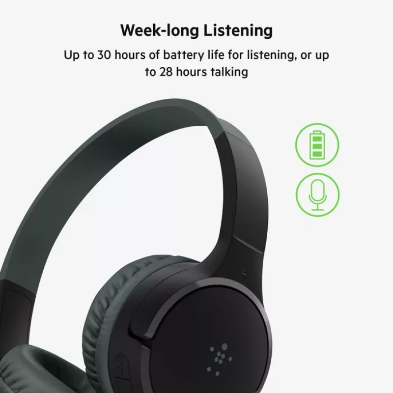 BELKIN Headset Kids - Soundform Kids - Stereo - μαύρο