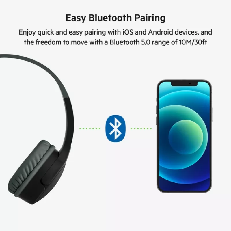 BELKIN Headset Kids - Soundform Kids - Stereo - μαύρο
